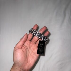 Black and Silver DREAM Bracelet